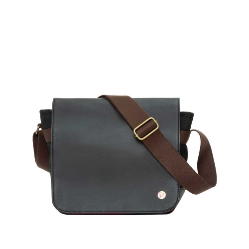 Waxed Nylon Rockefeller Shoulder Bag (XS) Angle