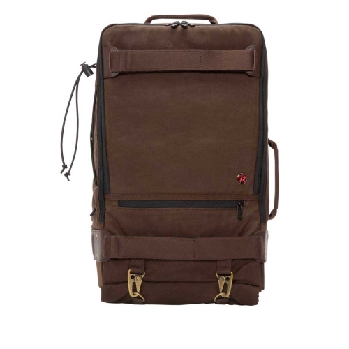 TOKEN Waxed Nylon Dekalb Backpack Angle