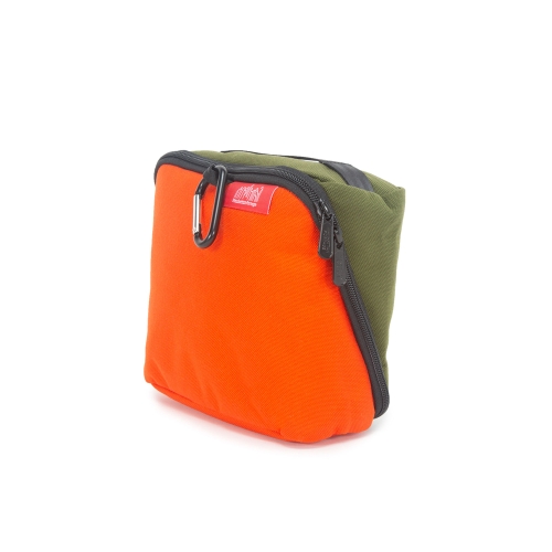 Manhattan Portage Newtown Toiletry Case - Orange/Olive
