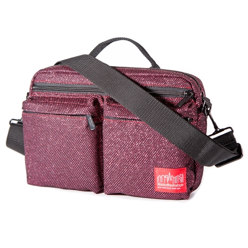 Manhattan Portage Midnight Albany Shoulder Bag - Burgundy