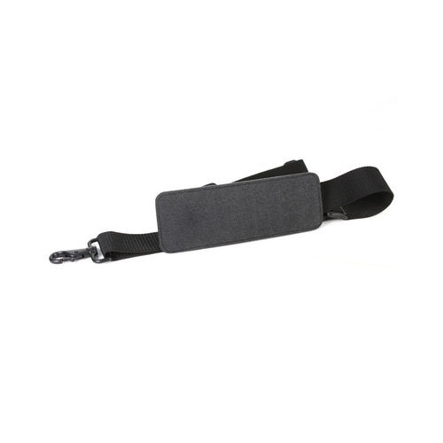 Manhattan Portage Leather Shoulder Strap - Black