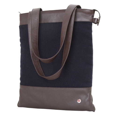 TOKEN Wool Graham Tote Bag - Navy