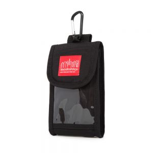 Manhattan Portage Smartphone Case (L) W/Clear Pocket - Black