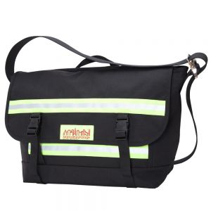 Pro Bike Messenger Bag with Stripes (MD)-Black