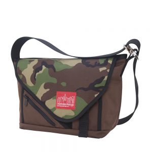Manhattan Portage Flatiron Messenger Bag (SM) - Dark Brown/Camouflage/Black