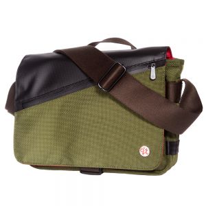 TOKEN Grand Army Shoulder Bag (S) W/Back Zipper - Olive