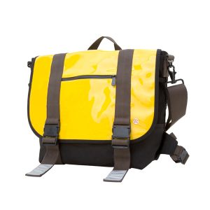 TOKEN Lorimer Enamel Messenger Bag (M) - Yellow 