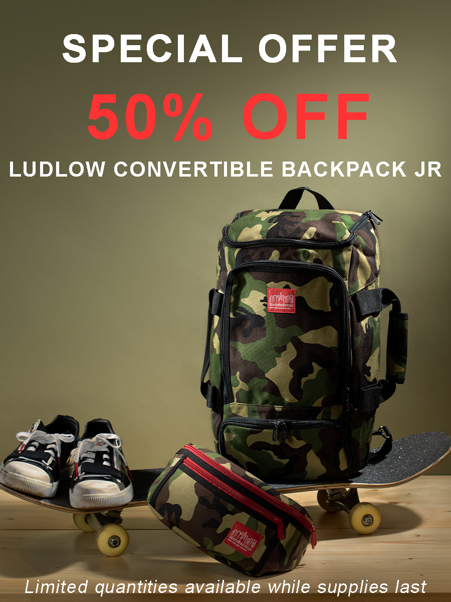 Manhattan Portage Ludlow convertible backpack jr