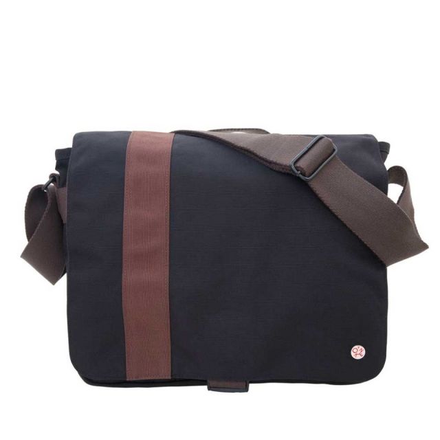 TOKEN Astor Shoulder Bag (M) W/Back Zipper - Black/Dark Brown