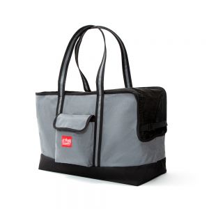 Manhattan Portage Pet Carrier Tote Bag (LG) - Black/Grey