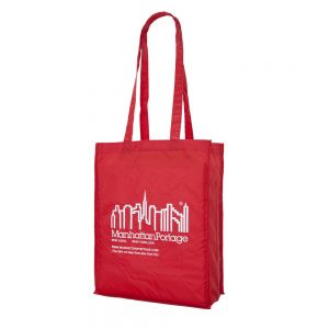 Manhattan Portage Nylon Tote Bag (MD) - Red