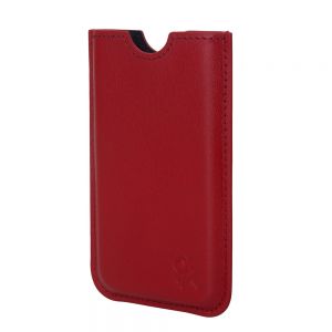 TOKEN Leather iPhone Case - Red