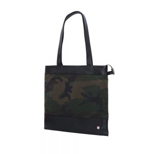 TOKEN Waxed Graham Tote Bag (M) - Camouflage/Black