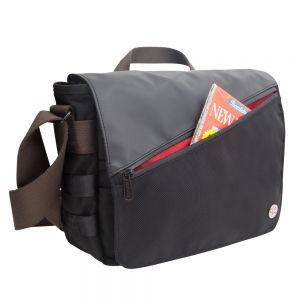 TOKEN Grand Army Shoulder Bag (S) W/Back Zipper - Black