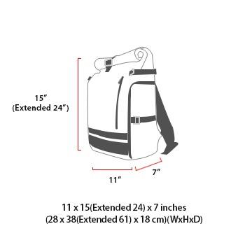 Size Chart Focus Backpack