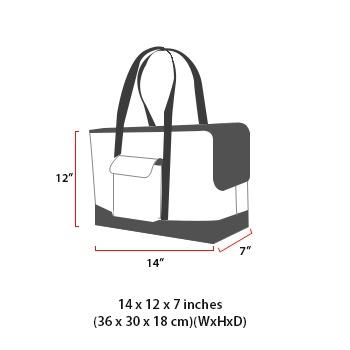 size chart pet carrier tote bag ver 3