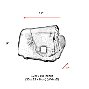 size chart Delancey Shoulder bag