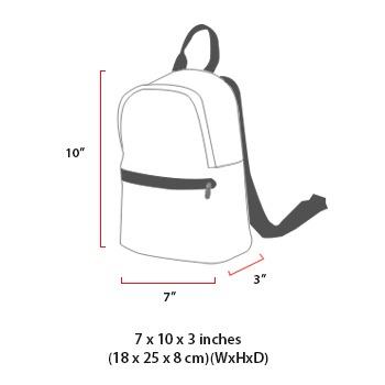 size chart mesh randalls island backpack
