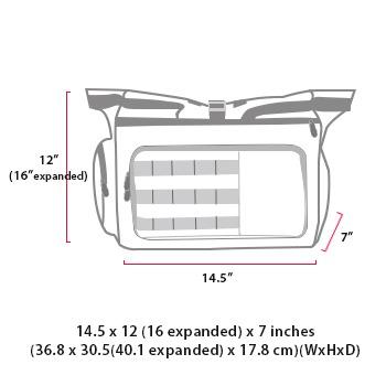 size chart Nomad Bag