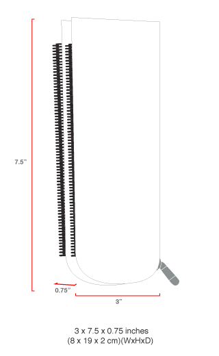 size chart Halfzip Pen Case