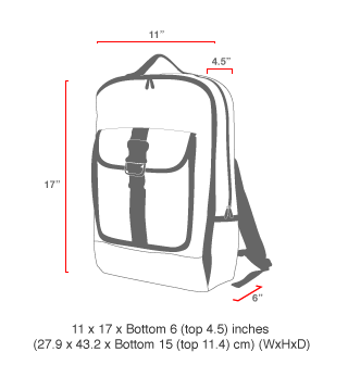 Backpack Size Chart