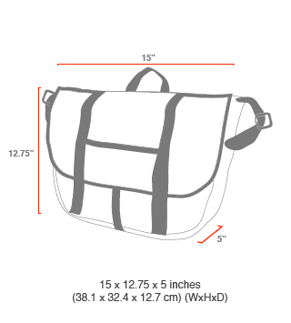 Diaper Messenger Bag