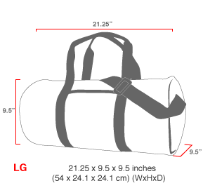 Duffle Bag Size Chart