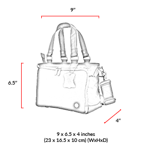 size chart Nostrand Waxed Duffel Bag (XXS)