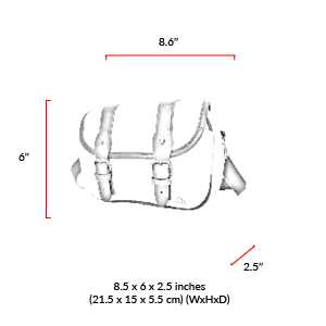 size chart Ft. Greene Organic Shoulder Bag (M)
