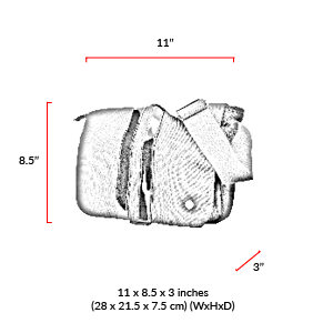 size chart Murray Shoulder Bag (M)
